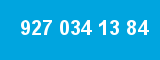 927 034 13 84 927 034 13 84